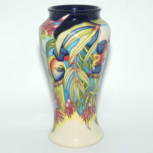 Moorcroft Rainbow Lorikeets 95/10 vase | LE 17/40