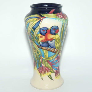 Moorcroft Rainbow Lorikeets 95/10 vase | LE 17/40