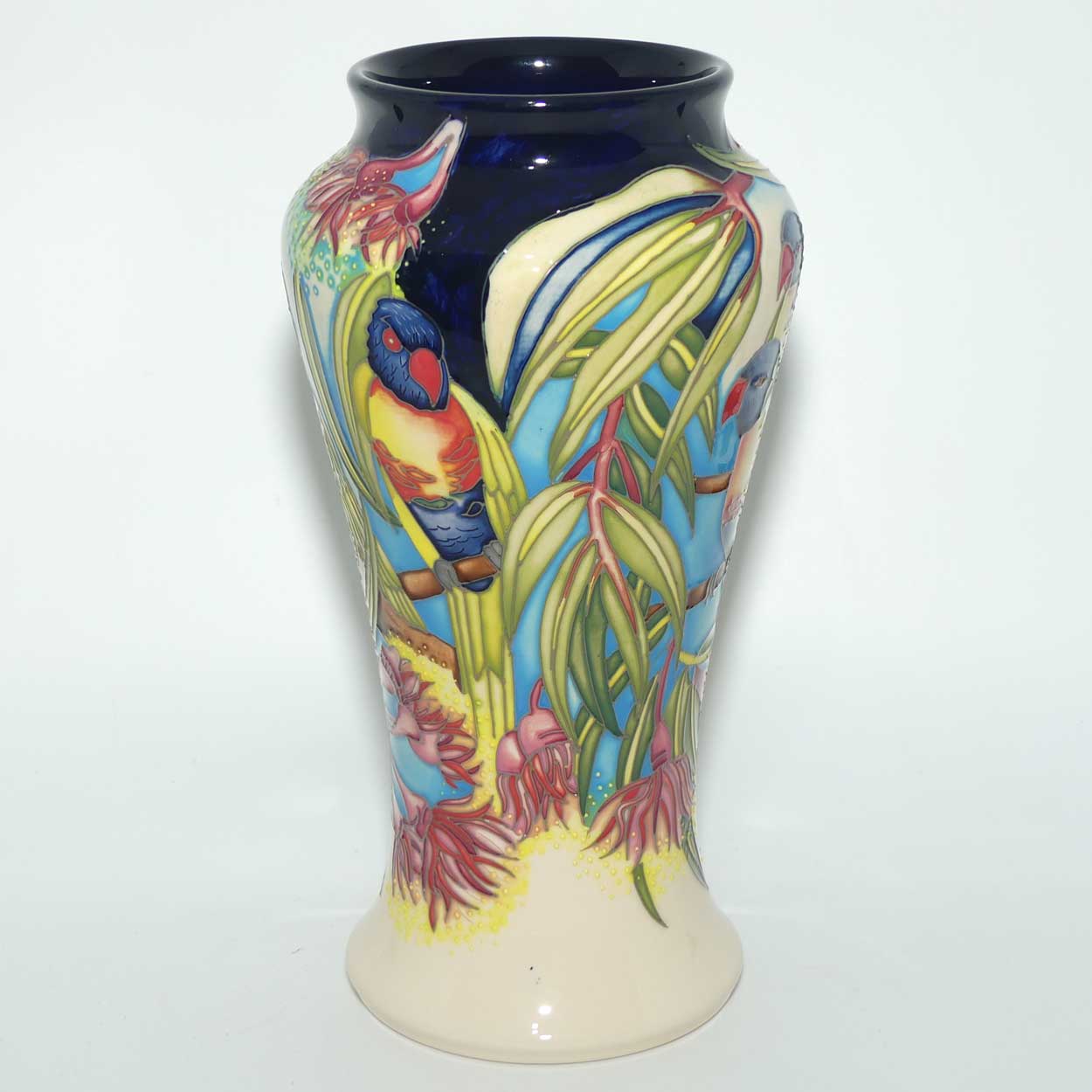 Moorcroft Rainbow Lorikeets 95/10 vase | LE 17/40