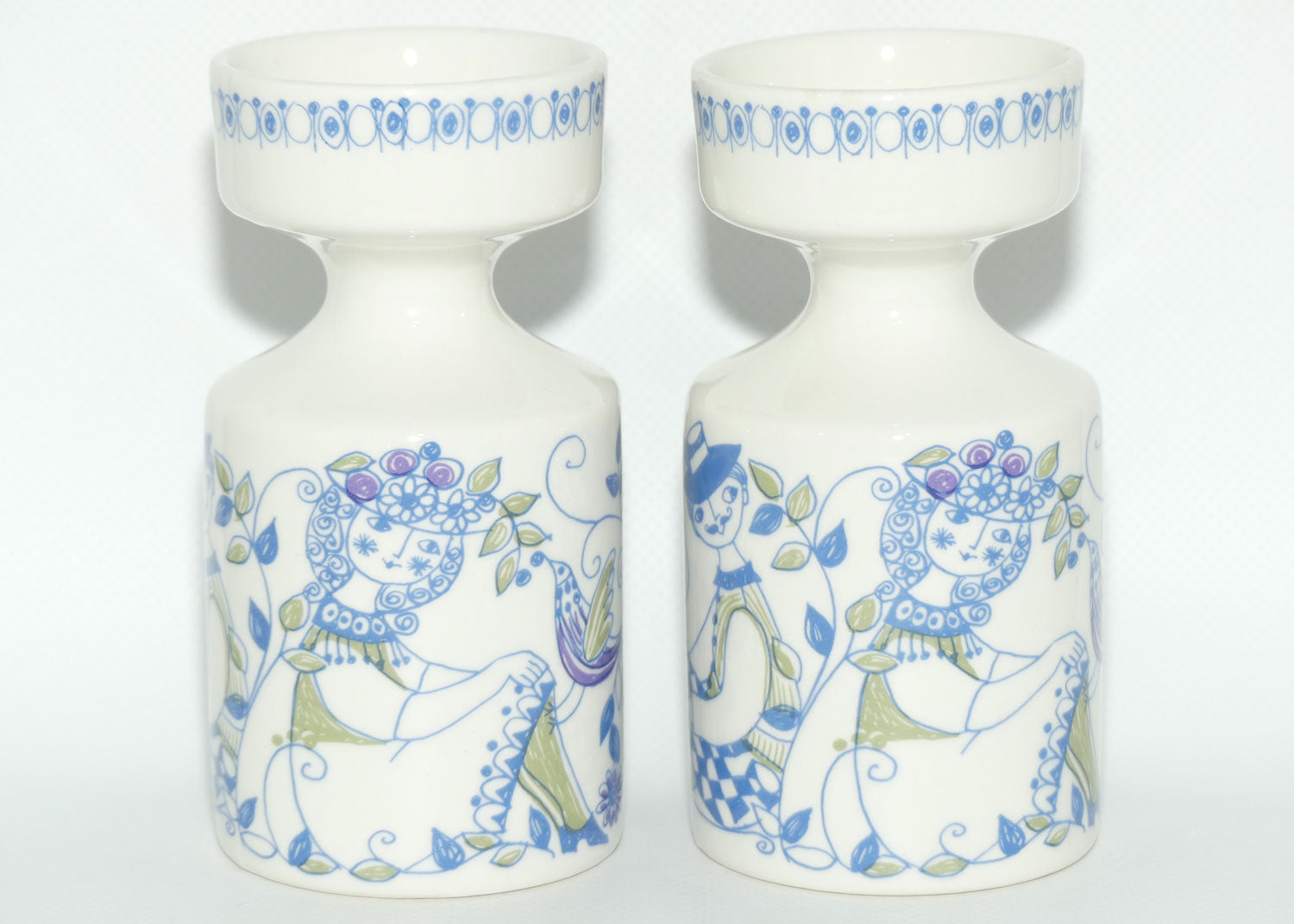 Figgjio Norway Turi Design Lotte pair of candle holders | 13cm tall