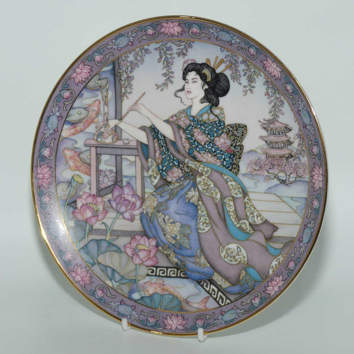 Royal Doulton Flower Maiden plate by Marty Noble | Lotus Blossom Maiden | boxed