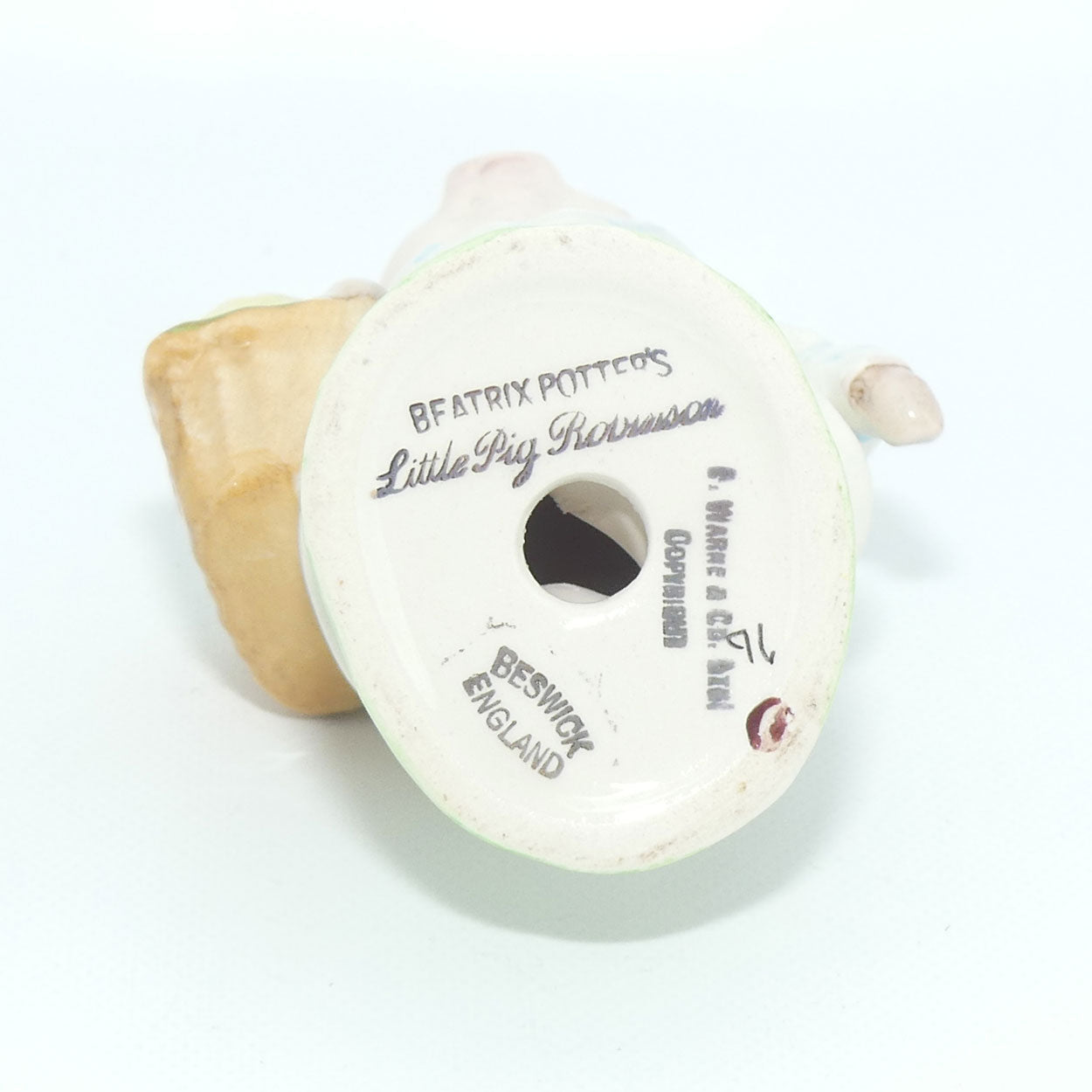 Beswick Beatrix Potter Little Pig Robinson 