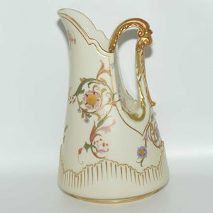 Royal Worcester Blush Ivory large bulbous pitcher