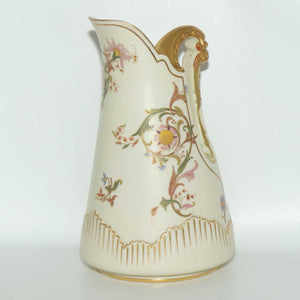 Royal Worcester Blush Ivory large bulbous pitcher