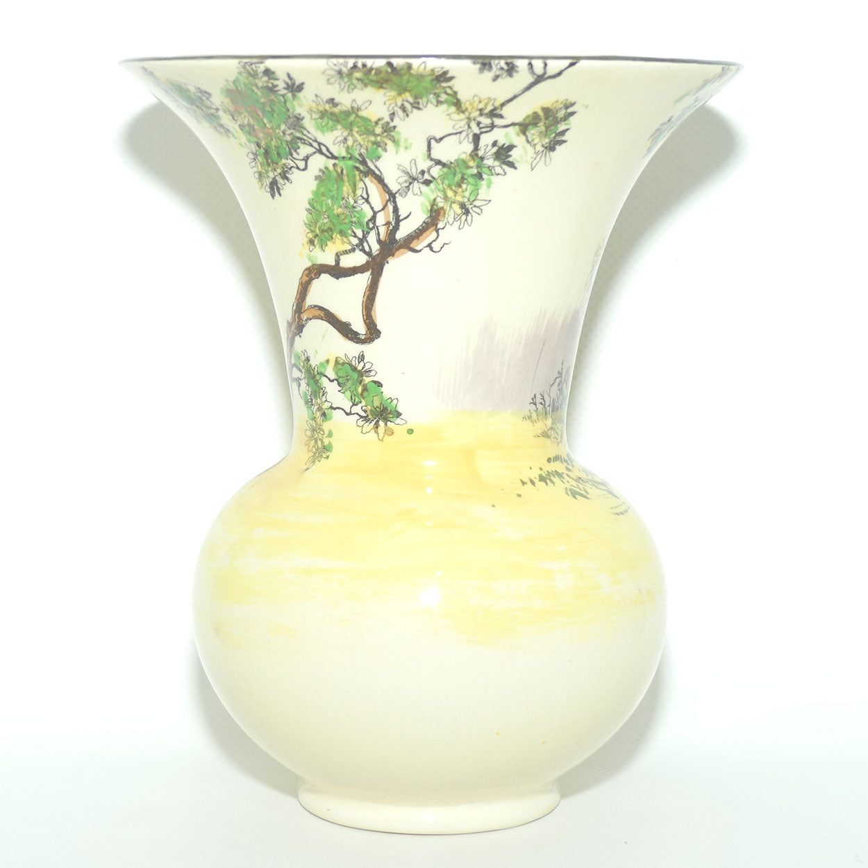 Royal Doulton Gleaners and Gypsies large flaired vase #1