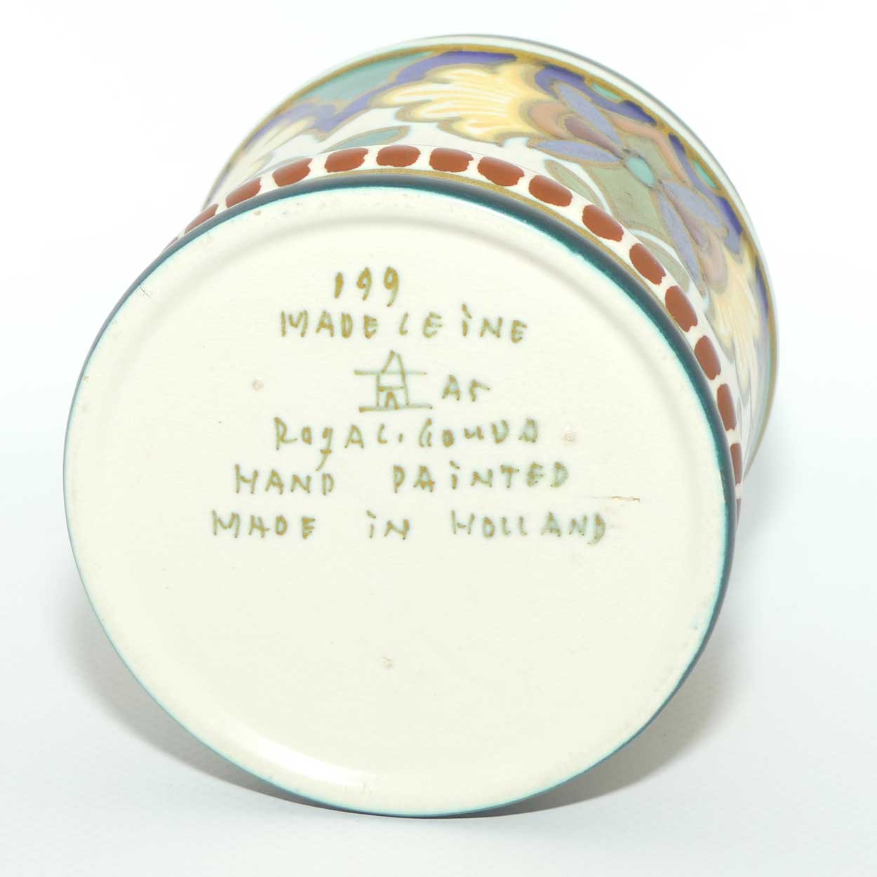 Gouda Holland cylindrical pot | Madeleine 199