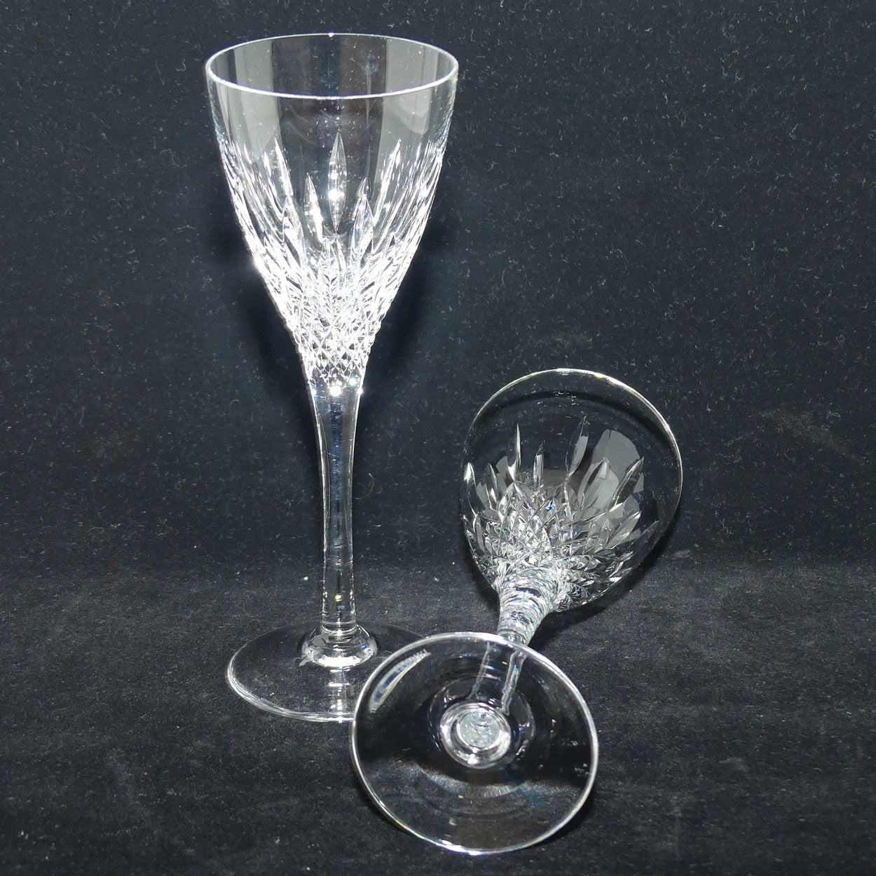 Stuart Crystal Madison pattern | set of 2 white Wine Glasses | 100ml | #1