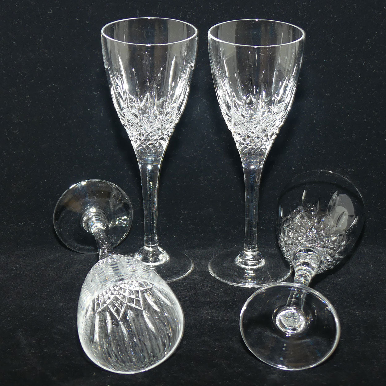 Stuart Crystal Madison pattern | set of 4 Sherry Glasses | 50ml | #1