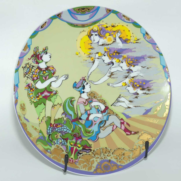 Rosenthal Bjorn Wiinblad very colourful and gilt Die Zauberflote | The Magic Flute | Mozart | wall charger