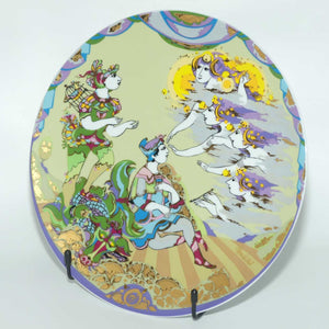 Rosenthal Bjorn Wiinblad very colourful and gilt Die Zauberflote | The Magic Flute | Mozart | wall charger