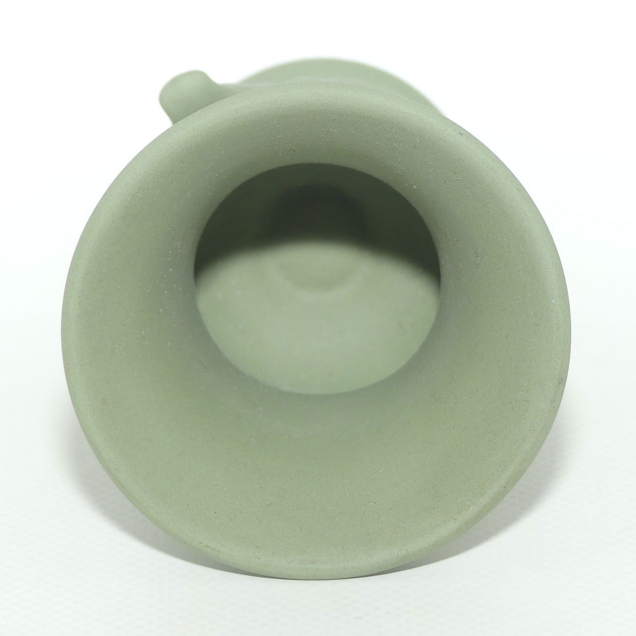 Wedgwood Jasper | White on Sage Green | Maidens mini Urn Vase
