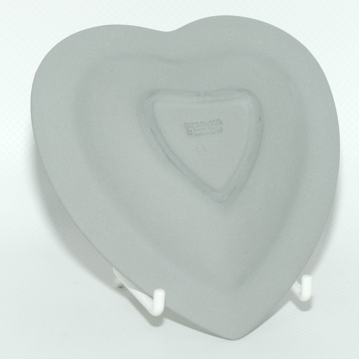 Wedgwood Jasper | White on Grey | Three Maidens  | Heart Tray | boxed