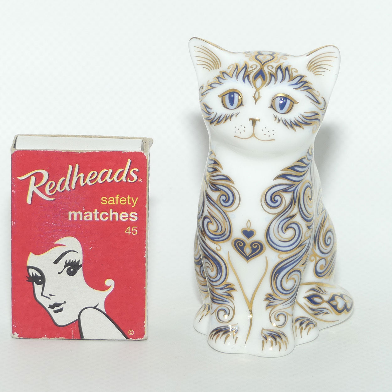 Royal Crown Derby paperweight | Majestic Kitten | Ltd Ed + Cert | boxed