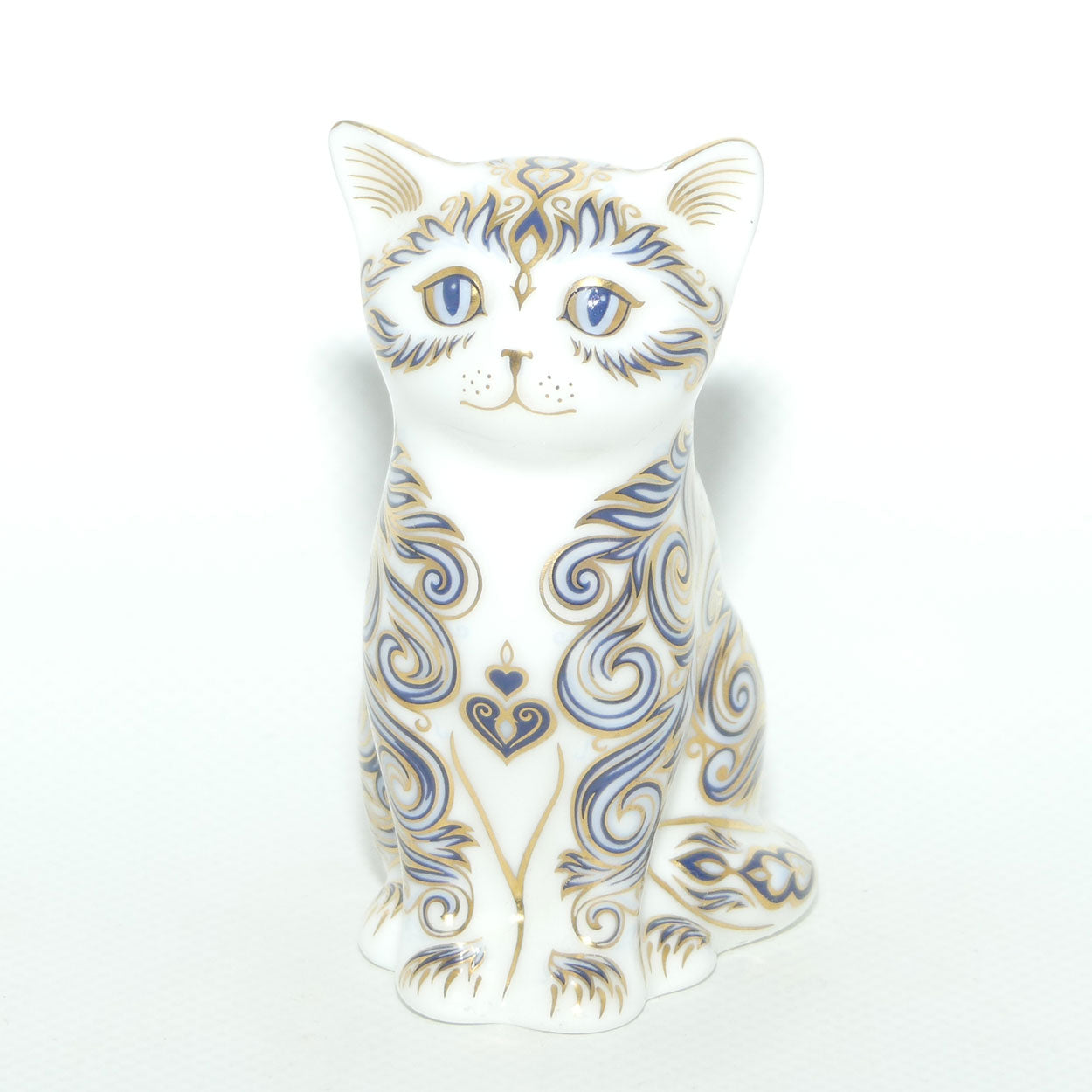 Royal Crown Derby paperweight | Majestic Kitten | Ltd Ed + Cert | boxed