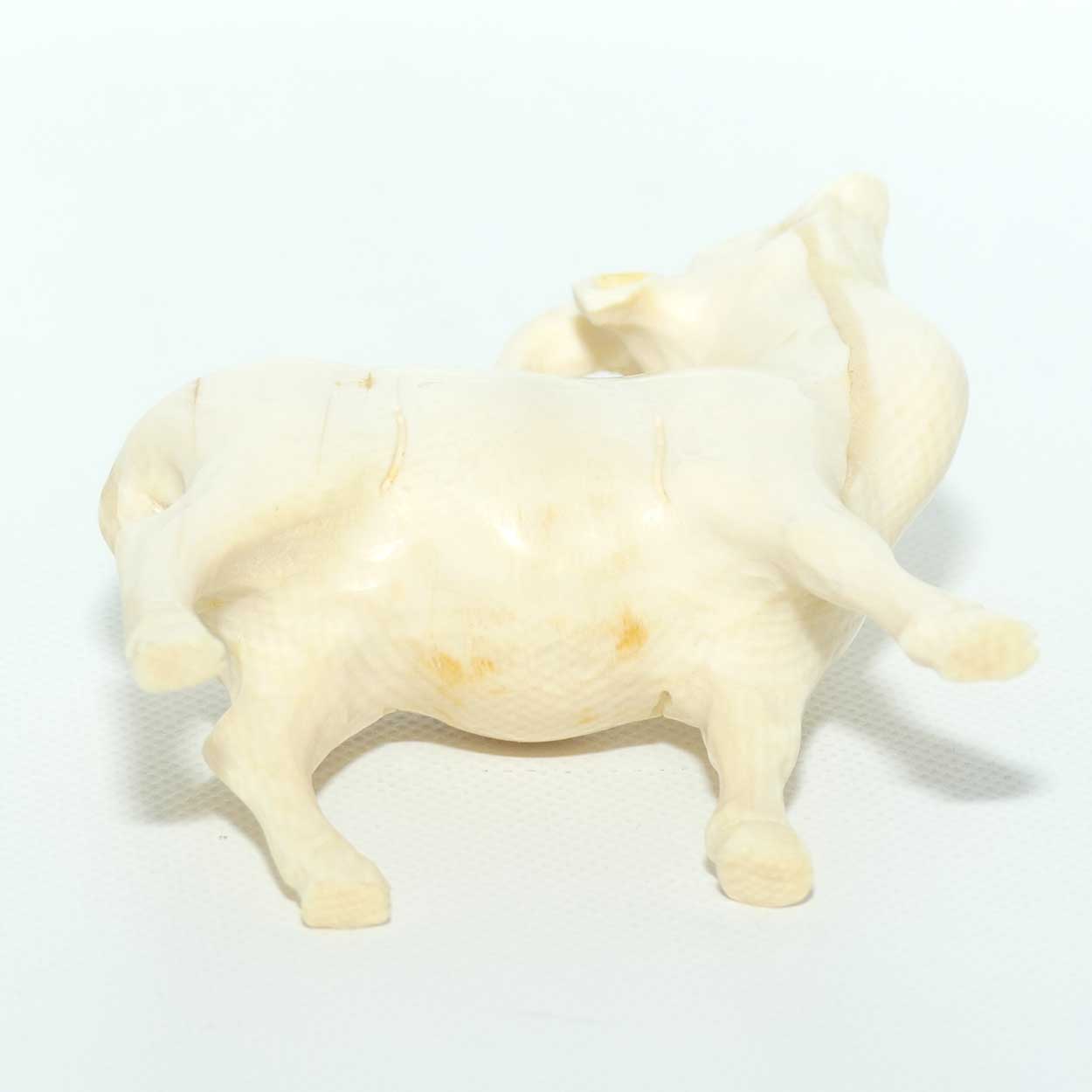Carved Ivory Figure of a Ram