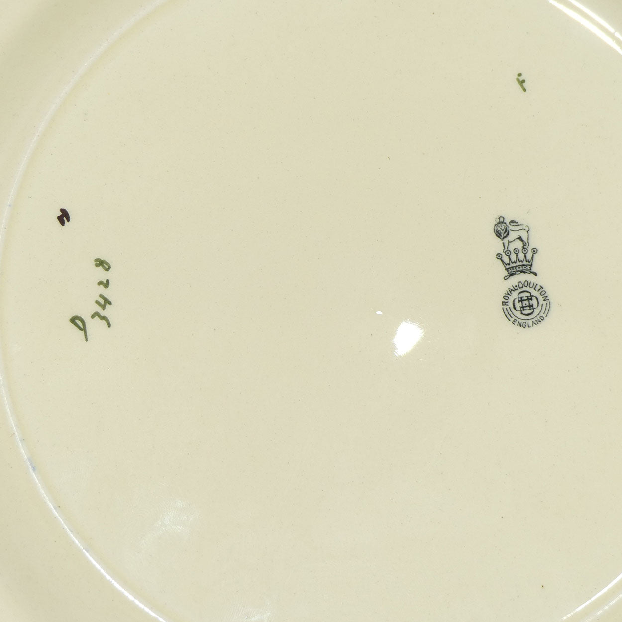Royal Doulton Old English Saying plate | Joys shared with others are more than enjoyed D3428