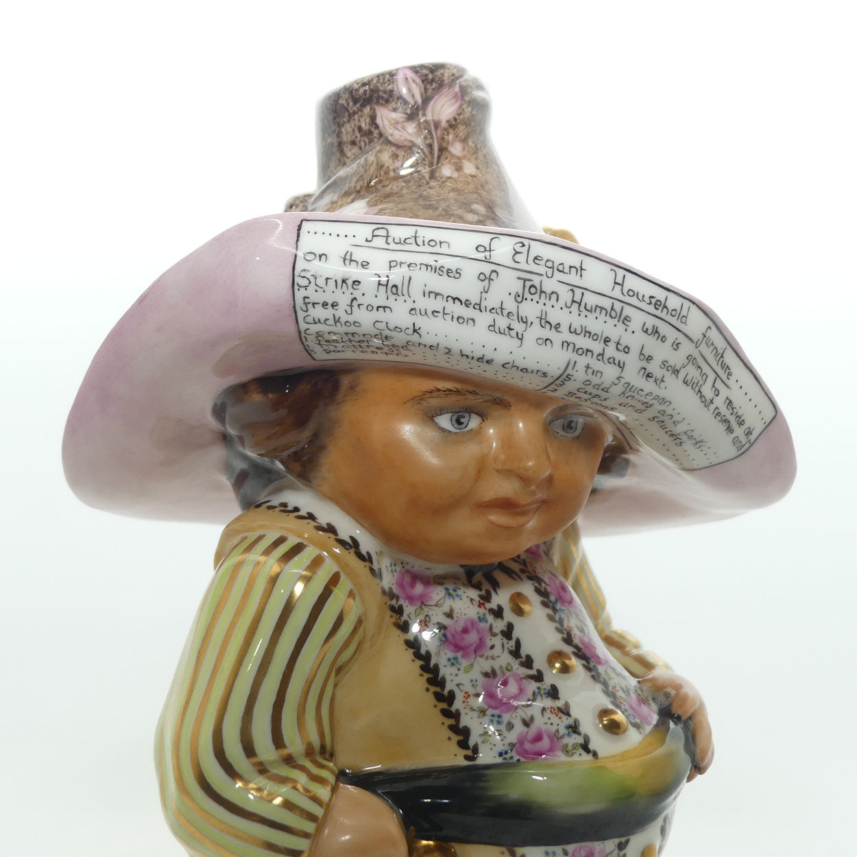 Royal Crown Derby figure Mansion House Dwarf | The Auctioneer | boxed c.1973