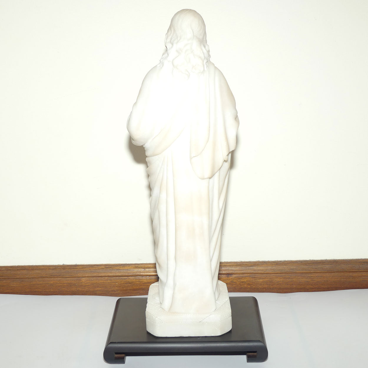Victorian era Marble figure of Jesus | Sacred Heart of Jesus | 46cm
