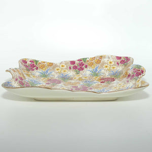 Royal Winton Margeurite Chintz tab handled tray