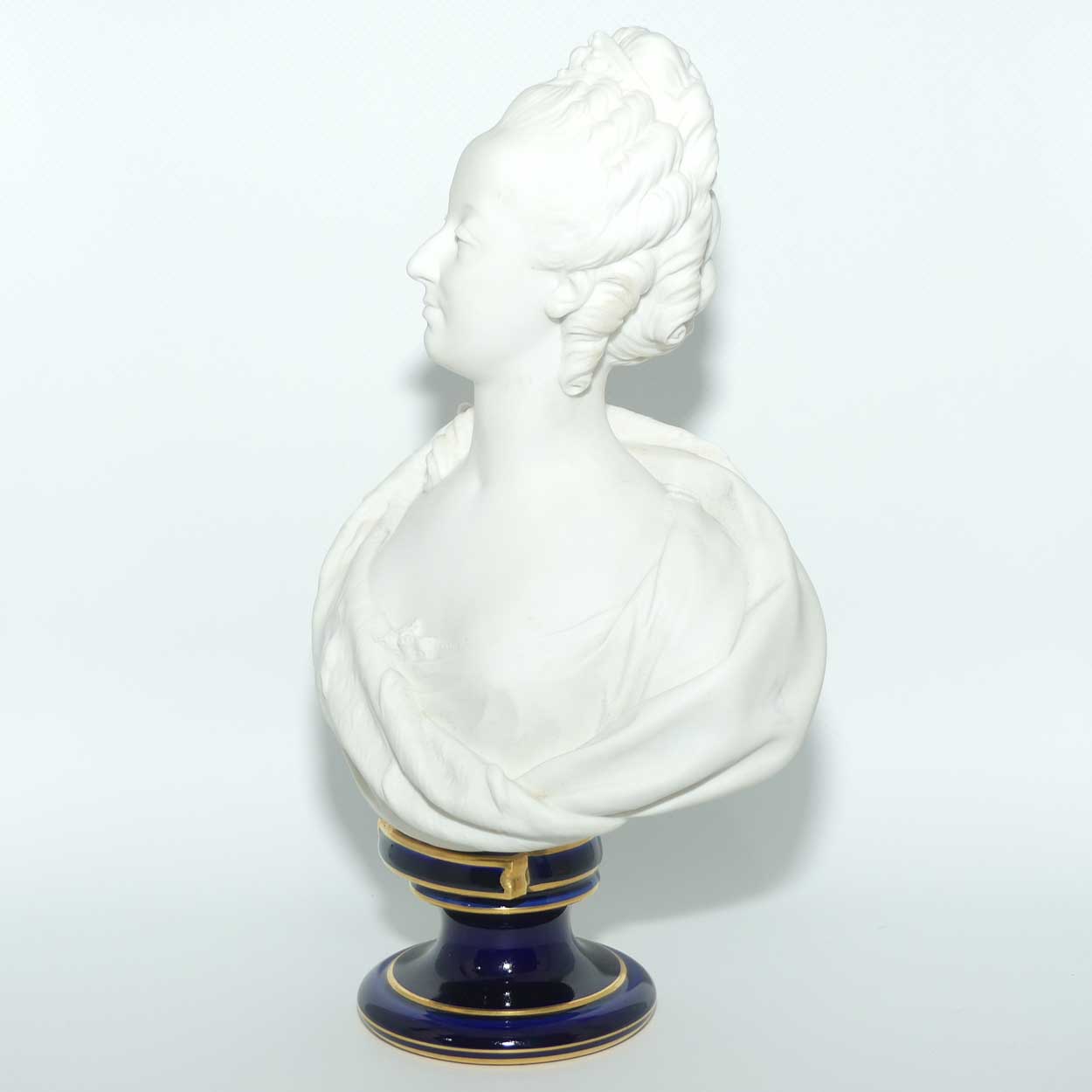 Manufacture de Sèvres Bisque Bust of Marie Antoinette
