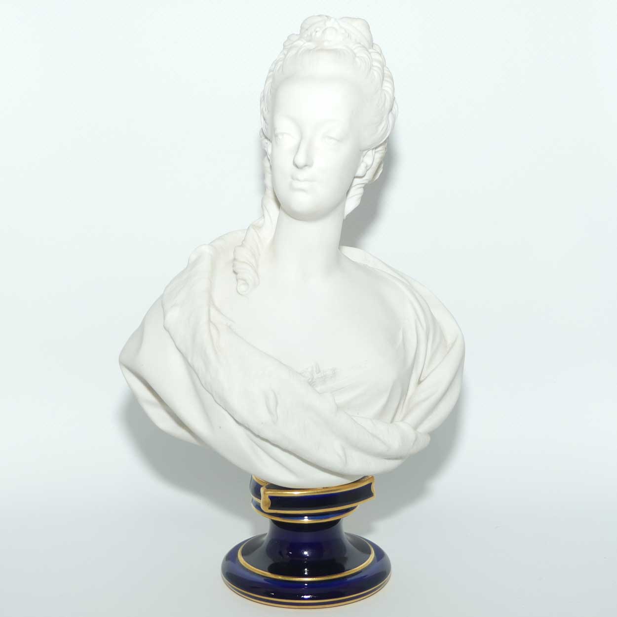 Manufacture de Sèvres Bisque Bust of Marie Antoinette