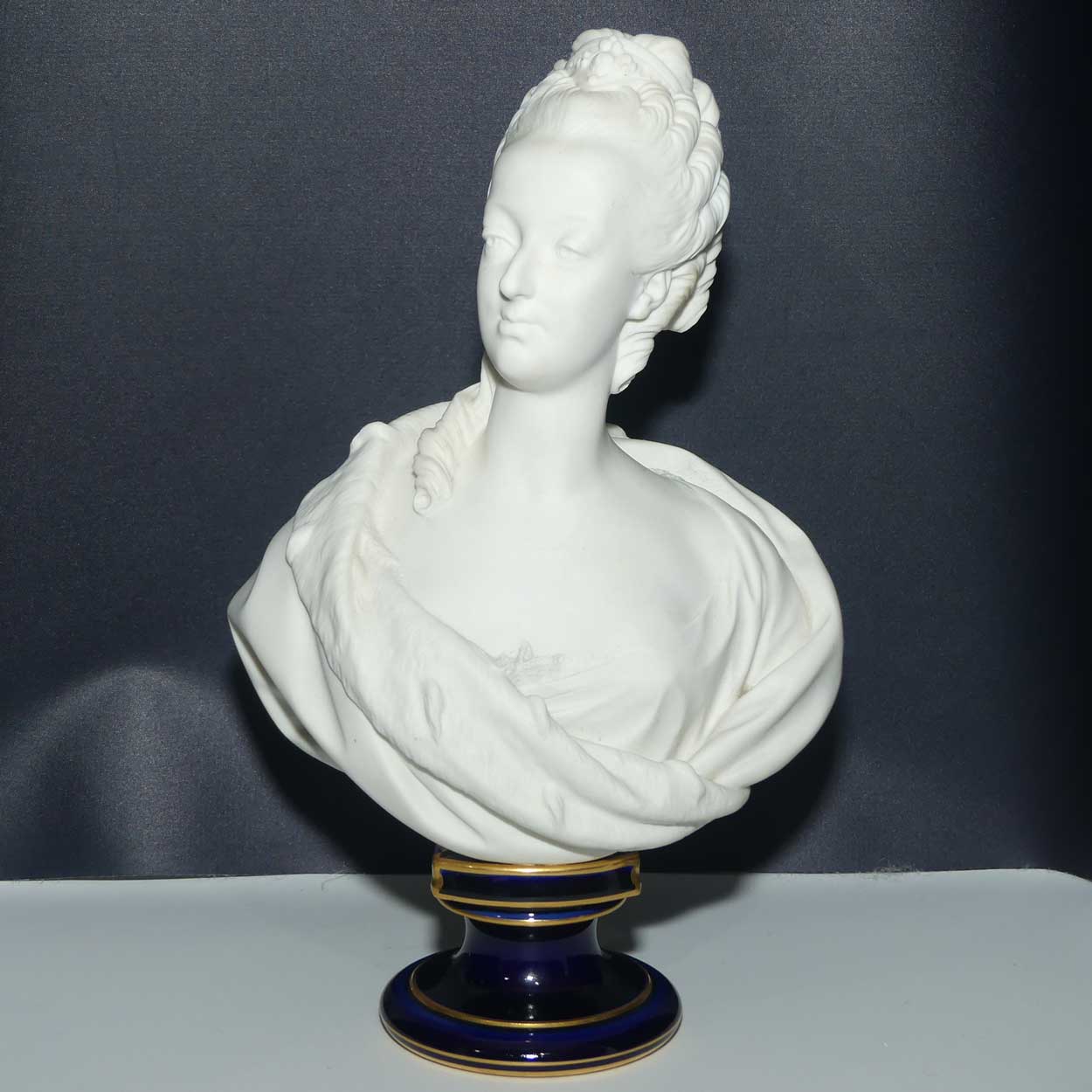 Manufacture de Sèvres Bisque Bust of Marie Antoinette