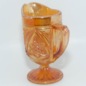 Marigold Carnival Glass milk jug