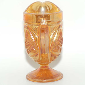 Marigold Carnival Glass milk jug