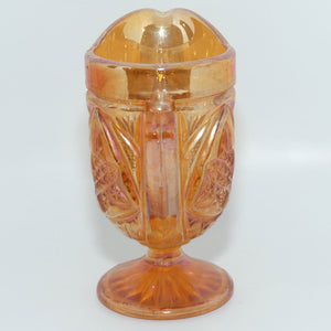 Marigold Carnival Glass milk jug