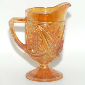 Marigold Carnival Glass milk jug