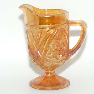 Marigold Carnival Glass milk jug