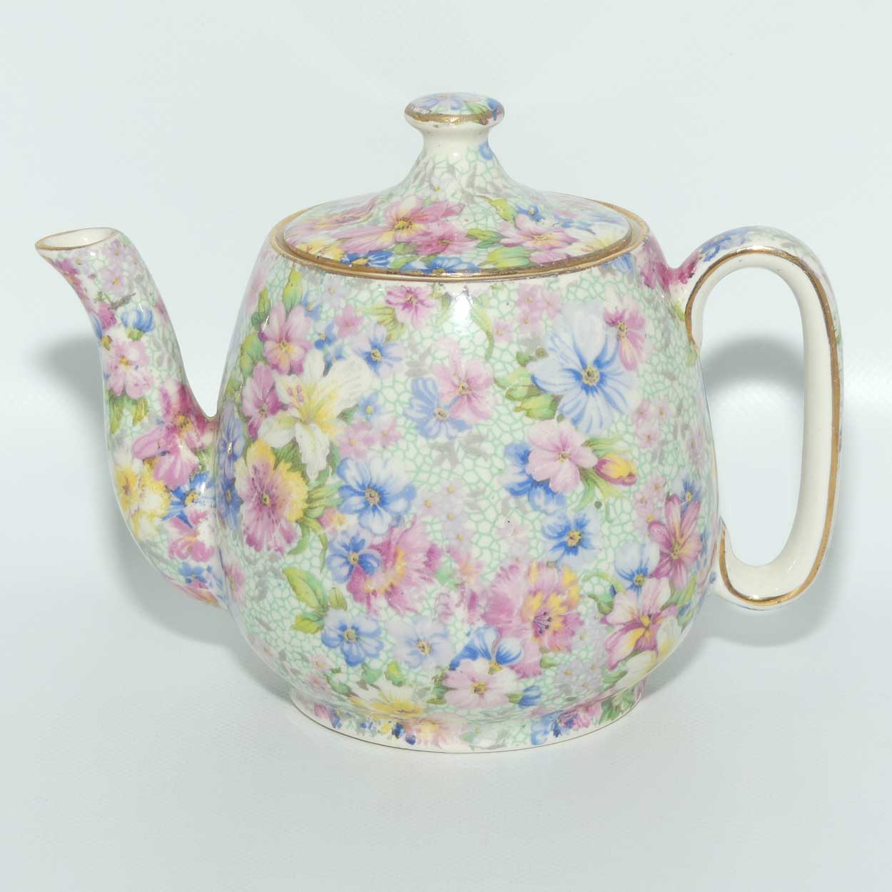 Royal Winton Marion Chintz teapot for one