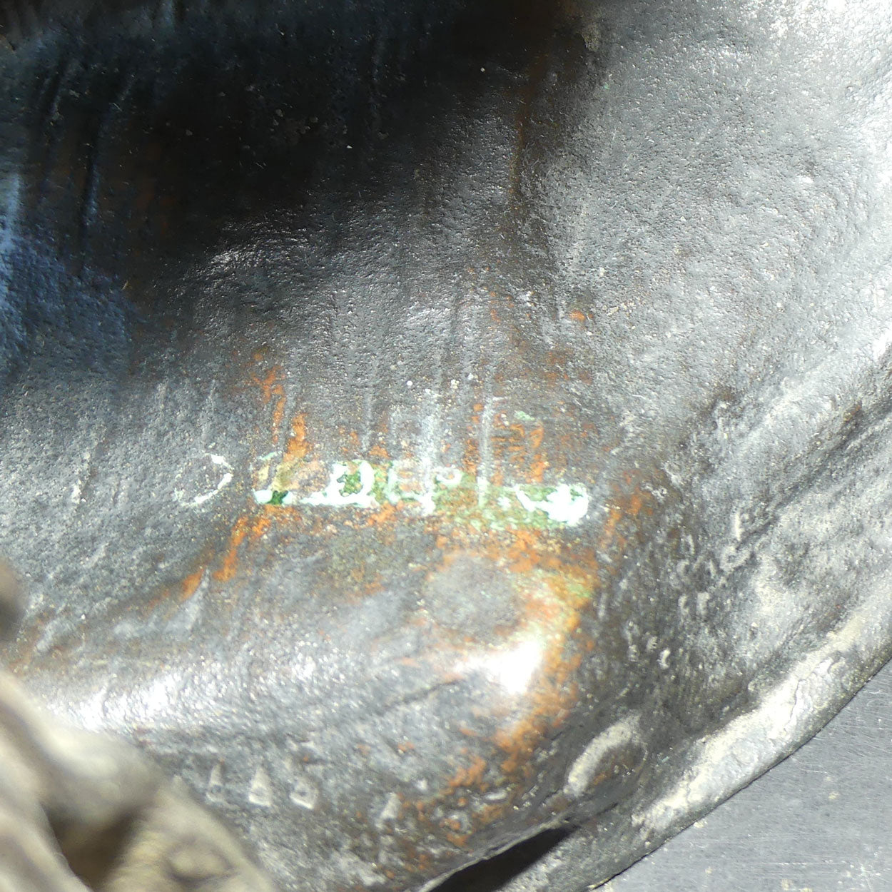 Late Victorian era Pair of very large Bronze Marly Horses on Black Slate bases