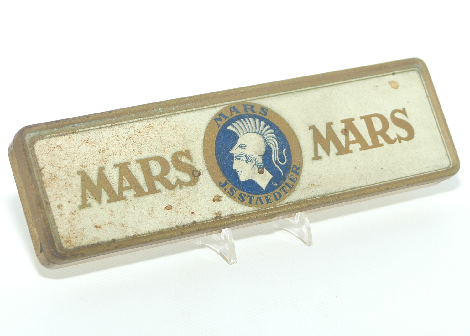 Mars JS Staedtler pencil tin | some contents