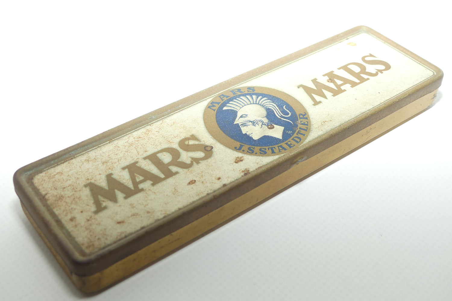 Mars JS Staedtler pencil tin | some contents