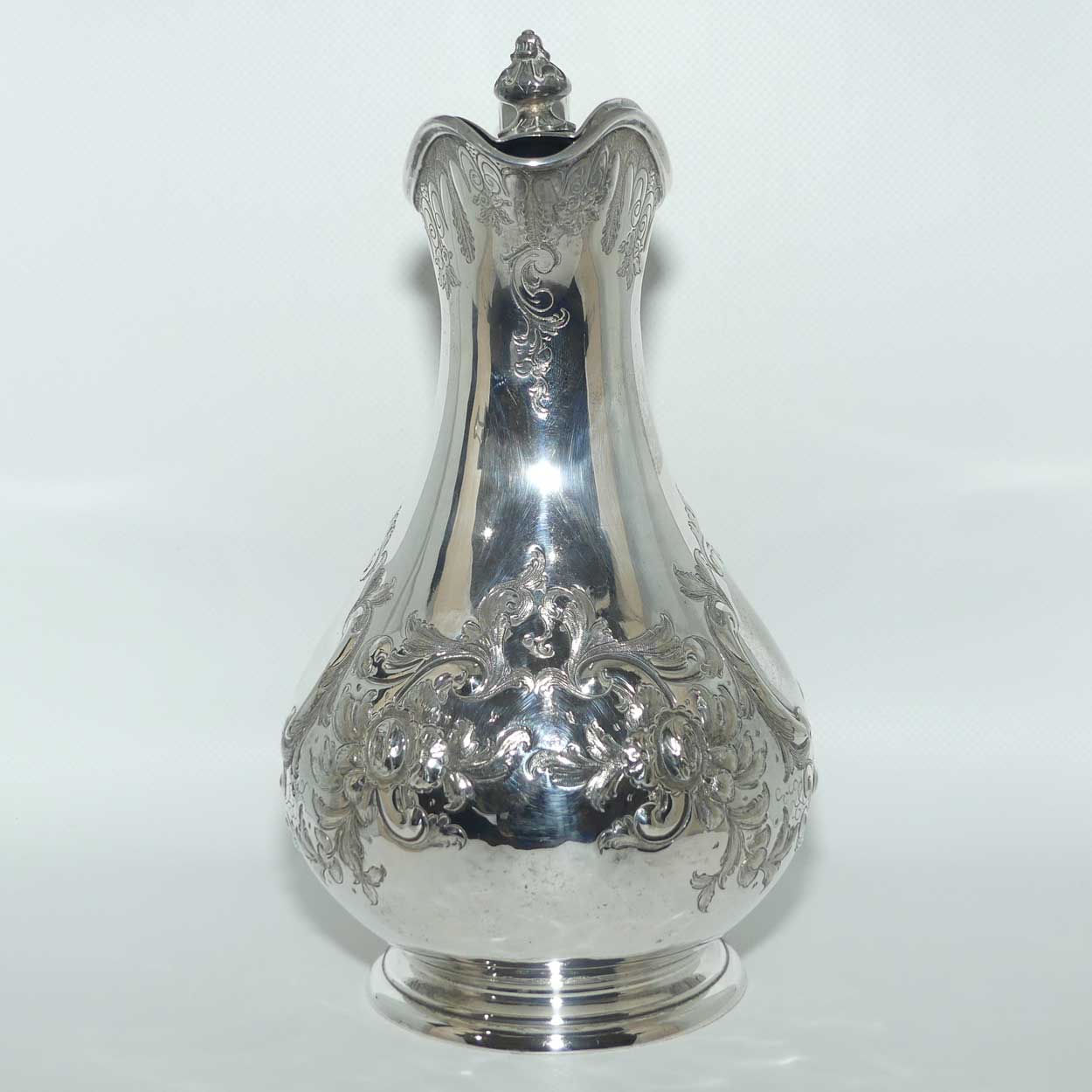 Victorian era Martin Hall and Co EPGS Silver Plate wine jug