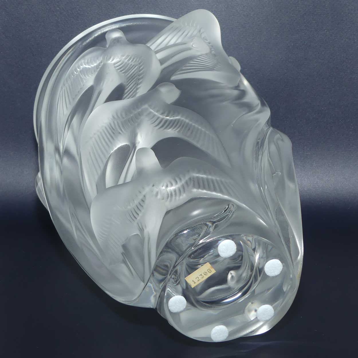 Lalique France Martinets vase