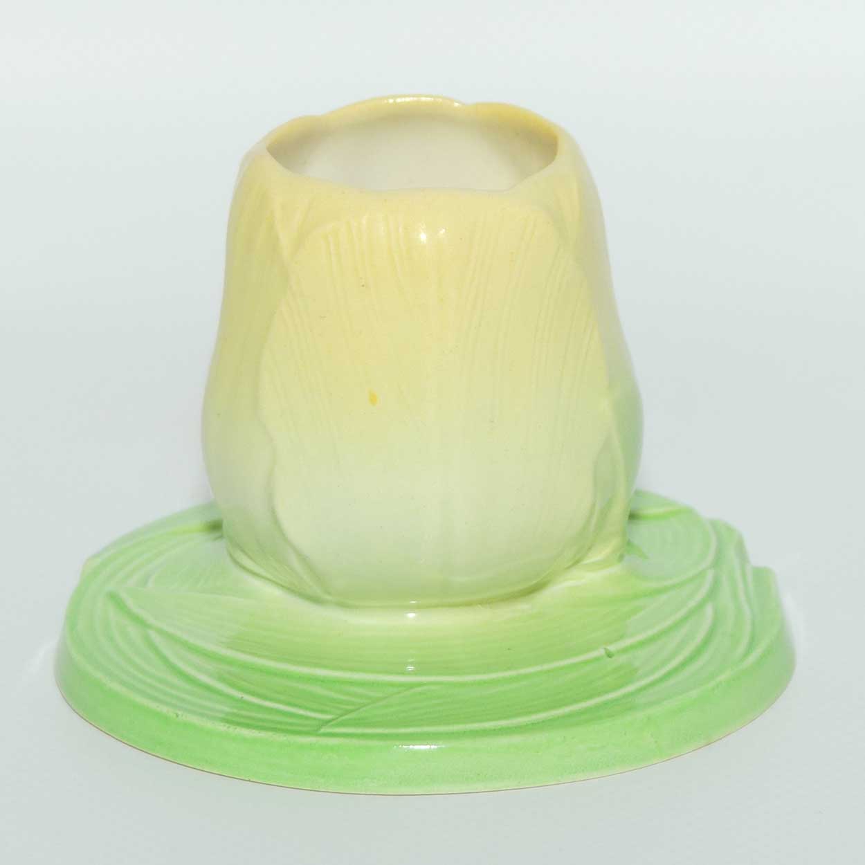 Carlton Ware Green and Gold Tulip vase | Shape 1736