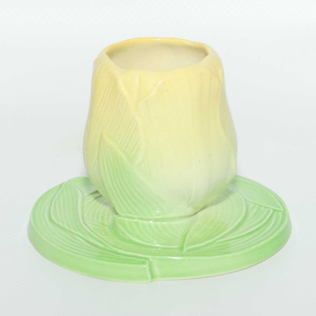 Carlton Ware Green and Gold Tulip vase | Shape 1736