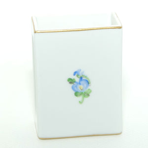 Herend Hungary handpainted Floral pattern match box cover