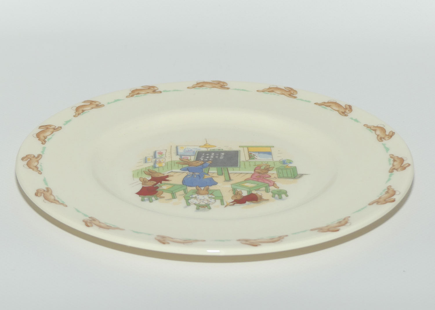 Royal Doulton Bunnykins Tableware Maths Lesson plate | 20cm | original box | #1