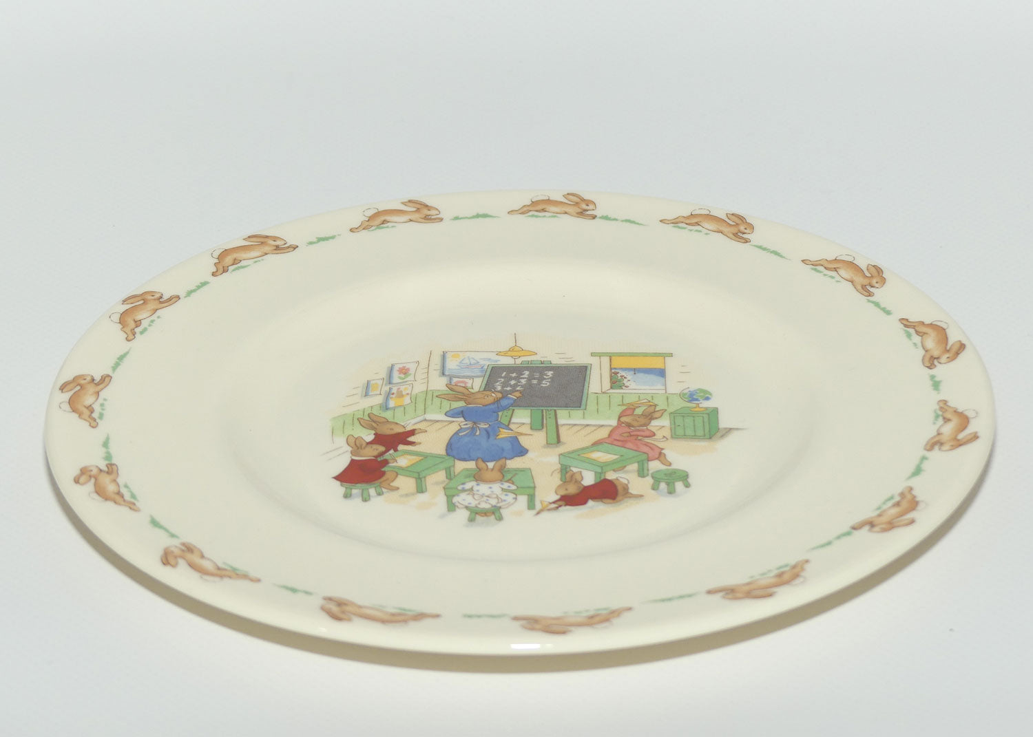 Royal Doulton Bunnykins Tableware Maths Lesson plate | 20cm | original box | #2