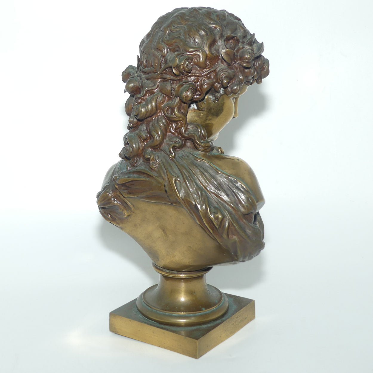 French Gilt Bronze of a Young Faun by Matharin Moreau by E. Colin & Cie. Paris