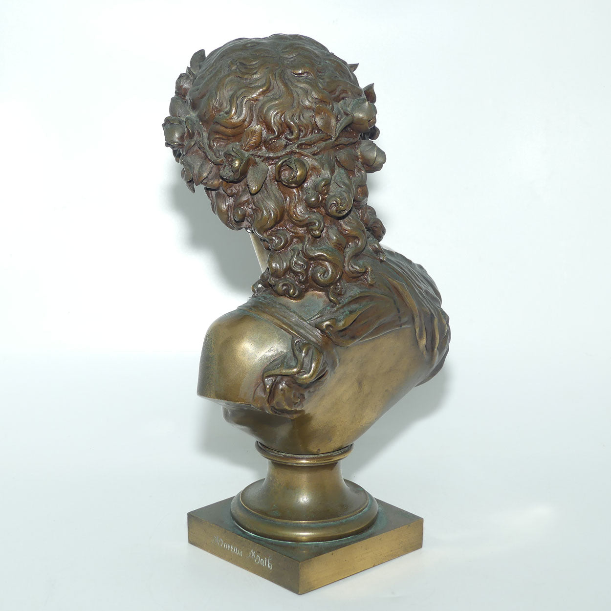 French Gilt Bronze of a Young Faun by Matharin Moreau by E. Colin & Cie. Paris