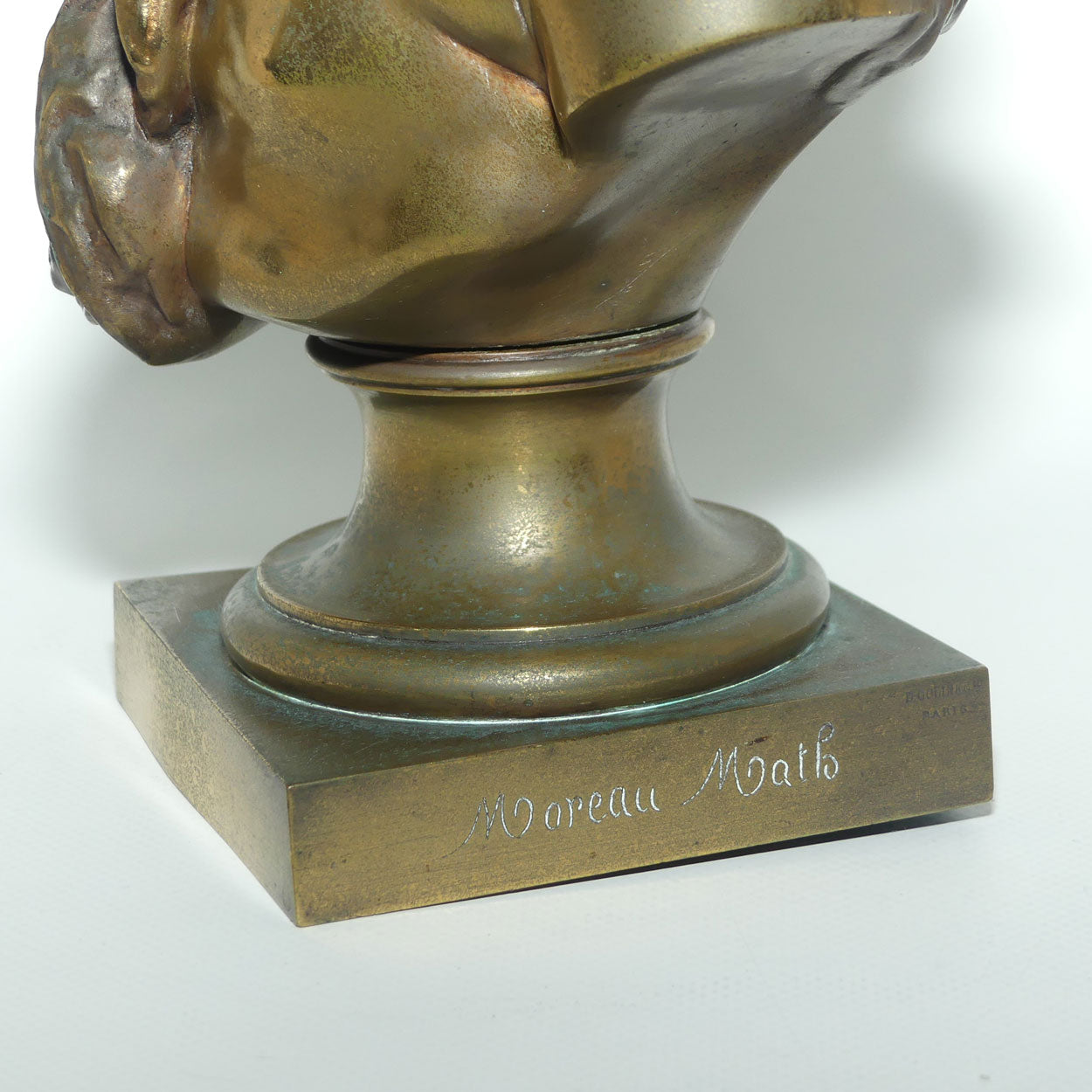 French Gilt Bronze of a Young Faun by Matharin Moreau by E. Colin & Cie. Paris