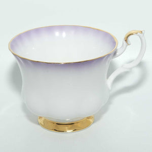 Royal Albert Bone China Rainbow series trio | Mauve | Montrose shape