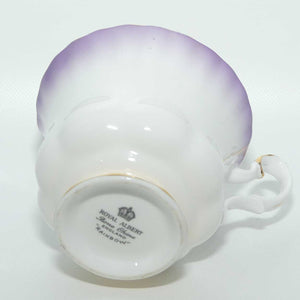 Royal Albert Bone China Rainbow series trio | Mauve | Montrose shape