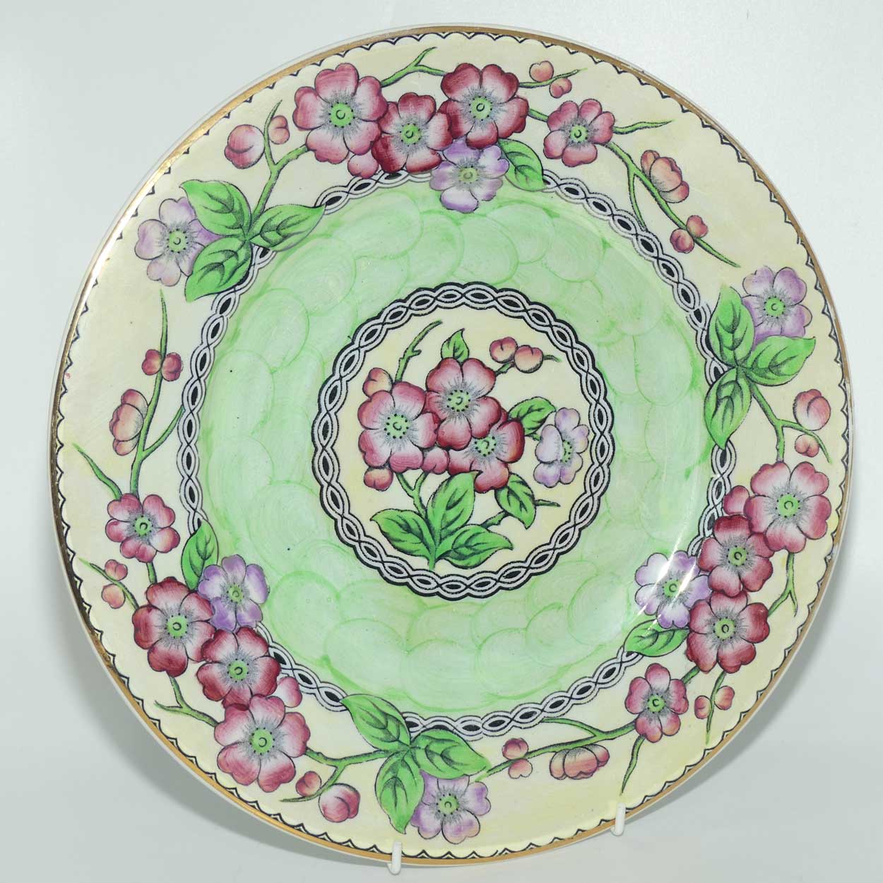 Maling plate May Bloom Green Lustre 6481