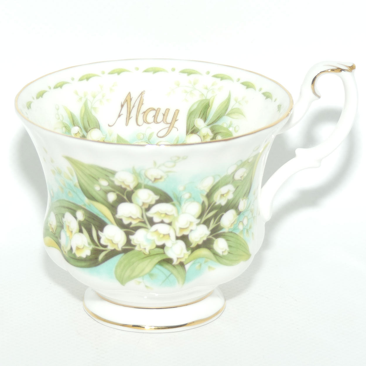 Royal Albert Bone China England | Flower of the Month series | May Lily of the Valley duo
