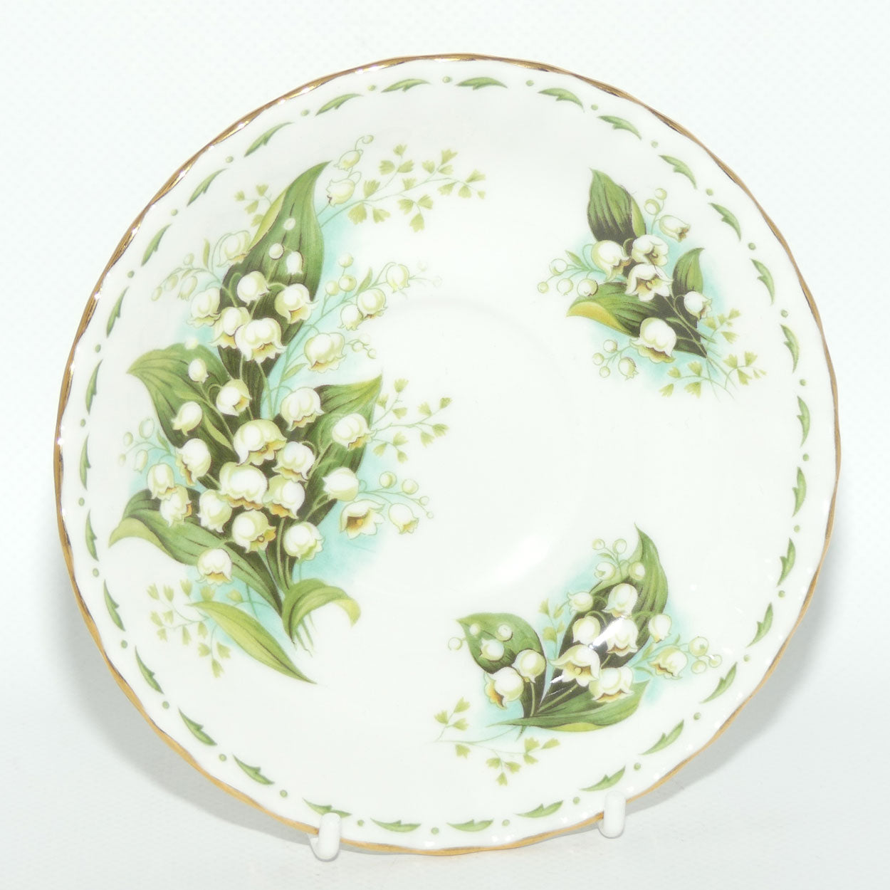 Royal Albert Bone China England | Flower of the Month series | May Lily of the Valley duo